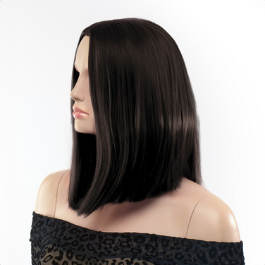 Перука подовжене каре Fetish Hair брюнетка, 30 см