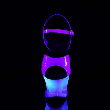 Босоножки Moon-711MER, каблук 7 дюймов, вырез 2 3/4 дюйма, ремешком на щиколотке, босоножкии с русалкой, синие