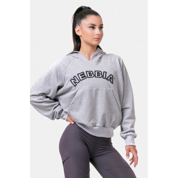Худі Nebbia Iconic HERO Sweatshirt with a hoodie Light Grey 581