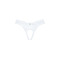 Трусики білі Obsessive eavenlly crotchless thong XS/S