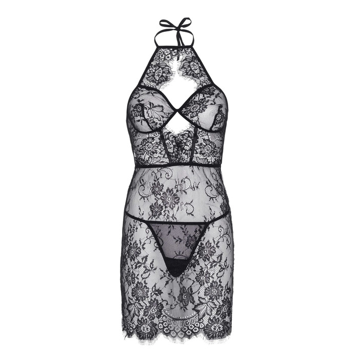 Комплект нижнего белья Leg Avenue Lace Black S