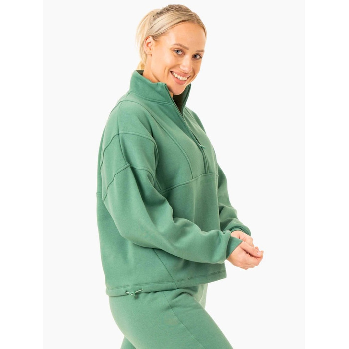 Толстовка Sideline Half Zip Jumper - Forest Green
