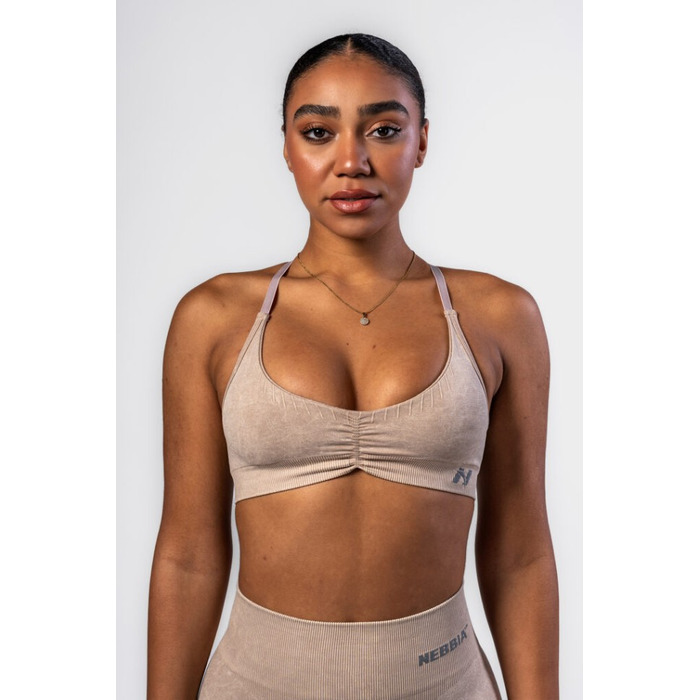 Топ Nebbia Medium-Support Sports Bra TOTALLY SEAMLESS Cream 305