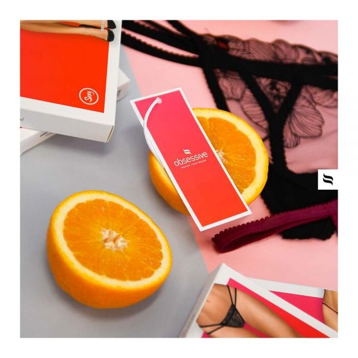 Стринги Obsessive 838-THO-3 thong red L/XL