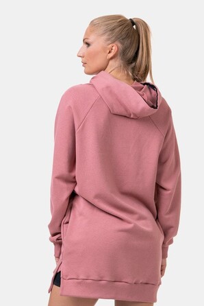 ХУДІ EVERYDAY HERO LONG SWEATSHIRT WITH A HOODIE OLD ROSE 580 Roze