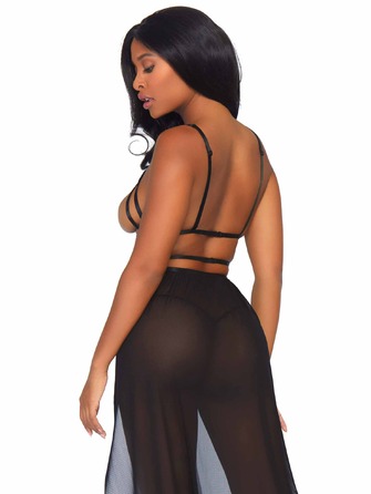 Платье макси Leg Avenue, черное