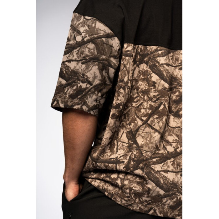 Футболка Nebbia Oversized Tee POWER Light Brown Camo 898