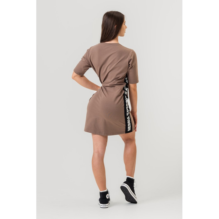 Плаття Oversized T-Shirt Dress NEBBIA CLUB Brown 594