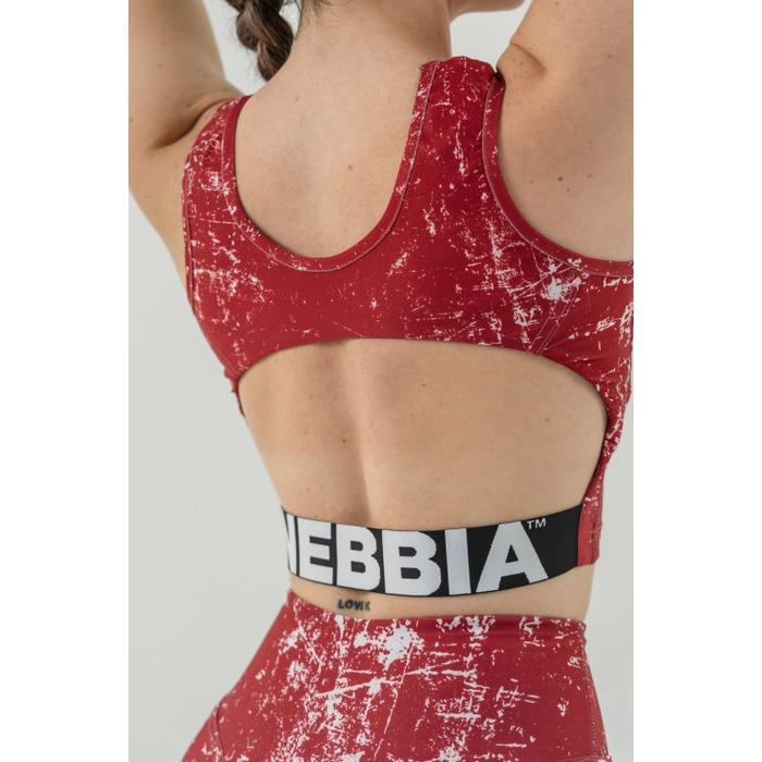 Топ Nebbia Crop tank top ROUGH GIRL Red 617