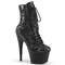 Чоботи Pleaser Adore-1020RS *7 дюймів на підборах, 2 3/4 дюйма з прикрасою PF RS, чорні