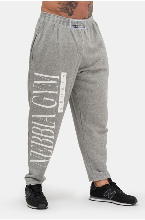 Спортивні штани Nebbia Beast Mode On iconic sweatpants Grey 186