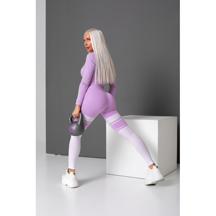 Леггинсы Fitzona LILAC AND WHITE LEGGINGS