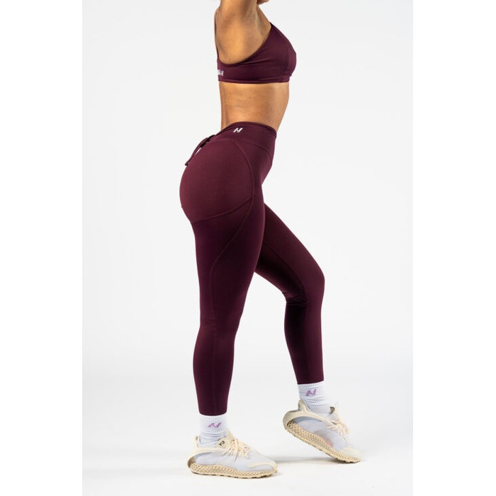 Легінси Nebbia V-Cut Lace-Up Sculpting Leggings OWN YOUR POWER Dark Red 426