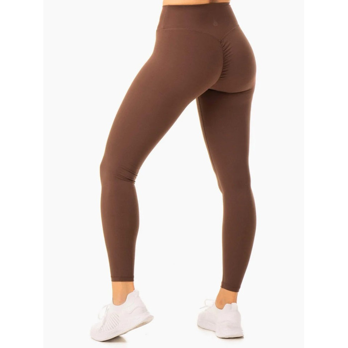 Леггинсы Serene Cross Over Scrunch Leggings - Chocolate
