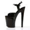 Босоножки Pleaser Xtreme-809, каблук 8 дюймов, 4-дюймовые босоножкии с PF, черные