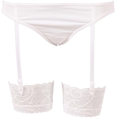 Костюм школьницы в клетку Cottelli Collection Schoolgirl Set с глубоким декольте, S