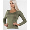 Лонгслів Ryderwear TOP-Khaki-M