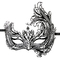Маска металлическая Easytoys Metal Mask, черный
