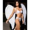 Крылья ангела из перьев Leg Avenue White Feather Wings - Hvit