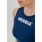 Топ Nebbia Cropped tank top GYM THERAPY Dark Blue 618 Blue Dark