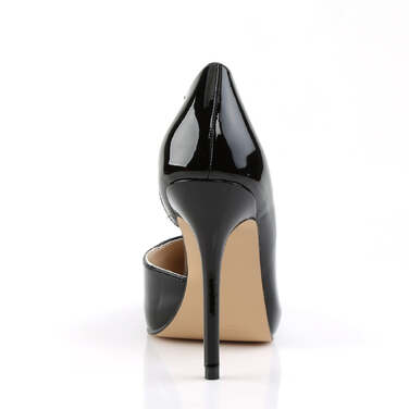 Туфлі на підборах Amuse-22 на 5 дюймів, прихована платформа 3/8 дюйма, чорні