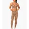 Леггинсы Ryderwear Hybrid Full Length Leggings - Tan Leopard
