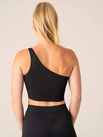 Топ Ryderwear NKD One Shoulder Tank Bra - Black