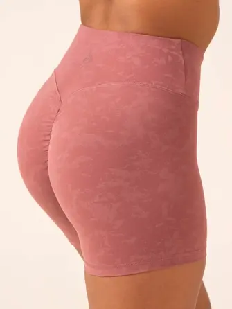 Шорти Ryderwear NKD Stonewash Crossover Scrunch Shorts - Boysenberry Stonewash