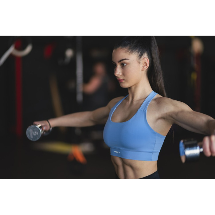 ТОП ACTIVE SPORTS BRA WITH MEDIUM IMPACT LIGHT BLUE 413