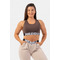 ТОП Nebbia MEDIUM IMPACT CROSS BACK SPORTS BRA BROWN 410