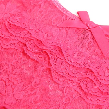 Мереживні труси з доступом Star Night, рожеві, M