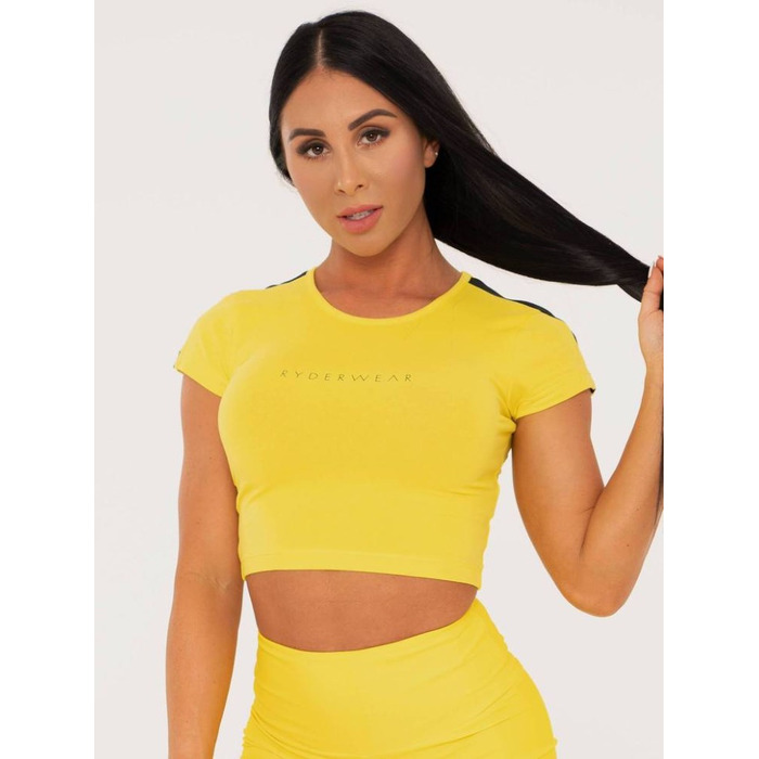 Футболка Ryderwear BFCAMO Cropped Tee Yellow