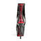 Boots Pleaser Delight-1025, каблук 6 дюймов, ботильоны в стиле корсета с открытым носком PF 1 3/4 дюйма, молния сбоку, цвет красный/черный