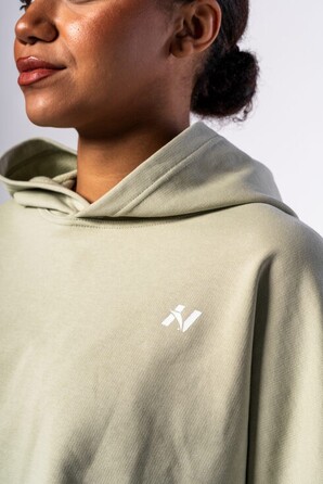 Худі Nebbia Oversized Hoodie OWN YOUR POWER Light Green 433