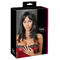 Перука Cottelli Collection Long Black Wig чорна 50 см з чубчиком