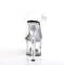 Босоніжки Pleaser Tipjar-708-5 на підборах 7 дюймів, з ремінцем на щиколотці 2 3/4 дюйма, чорні/прозорі
