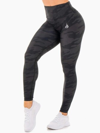 Леггинсы Camo High Waisted Leggings - Black Camo