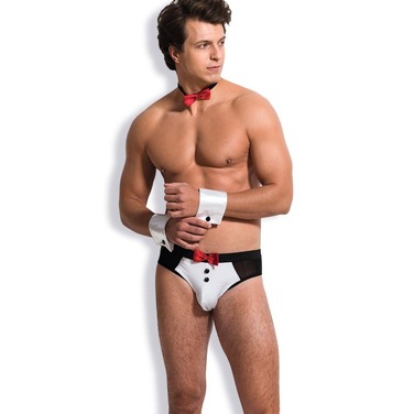 Чоловічий ігровий костюм офіціанта 3 предмети Sunspice L/XL