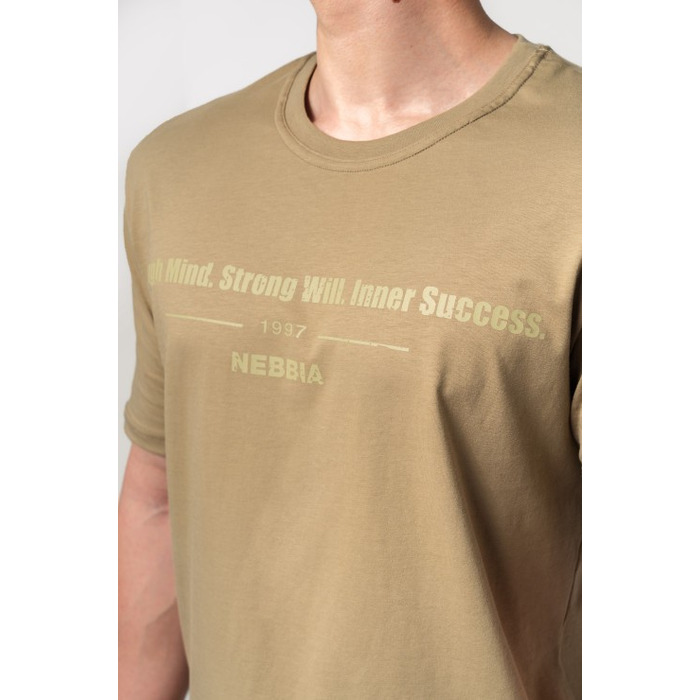 Футболка Nebbia Muscle Fit T-shirt FLEXIN' Green 358