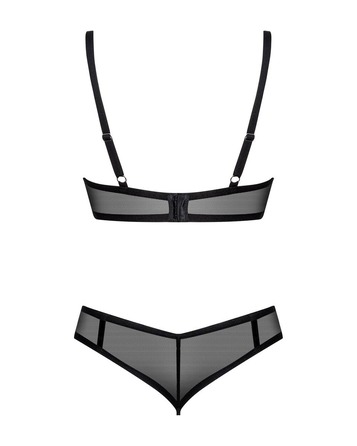 Комплект Obsessive Glandez, чорний, XS/S