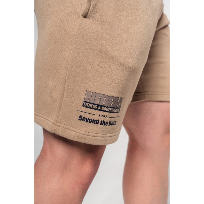 Шорти Nebbia Gym Sweatshorts GYM BRO Light Brown 352