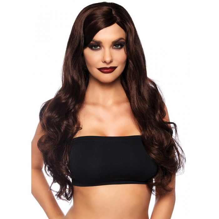 Коричневый костюмный парик Leg Avenue, 68 см