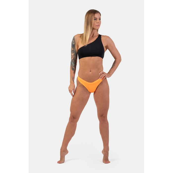 КУПАЛЬНІ ТРУСИКИ HIGH CUT V-SHAPE BIKINI BOTTOM ORANGE NEON 455