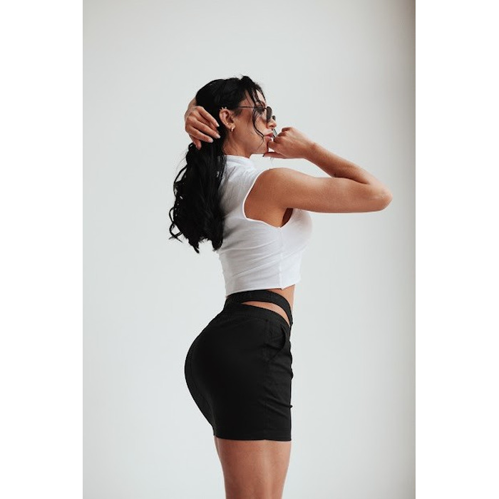 Юбка Labellamafia Skirt Ziper Frontal BL Preto