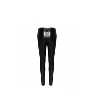 Леггинсы сексуальные со змеиным принтом L F274 Noir Handmade, черные