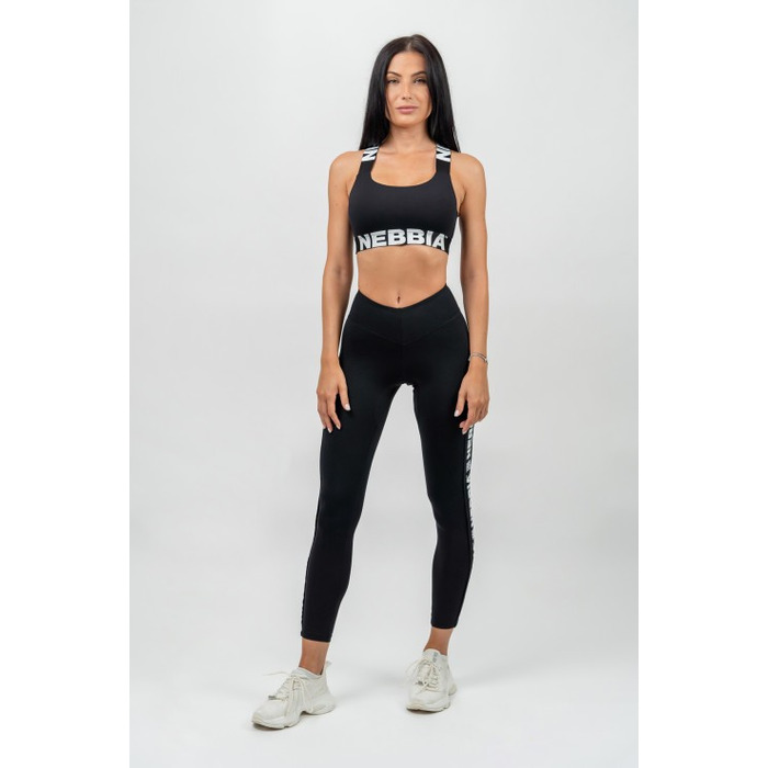 Легінси Nebbia High Waisted Side Stripe Leggings Iconic Black 209