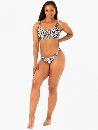 Купальні трусики Ryderwear Leopard Cheeky Bikini Bottoms