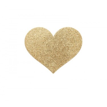Прикраса для грудей Flash Золоте Серце, Bijoux Indiscrets