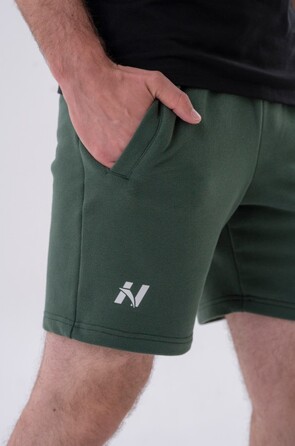 Шорти Relaxed-fit Shorts with Side Pockets DARK GREEN 319