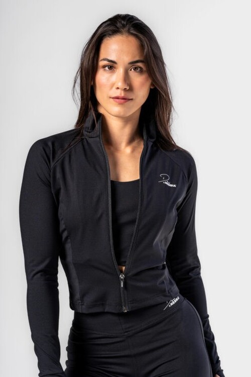 Олімпійка Deni x NEBBIA Fitness Zip Tracktop Black 314